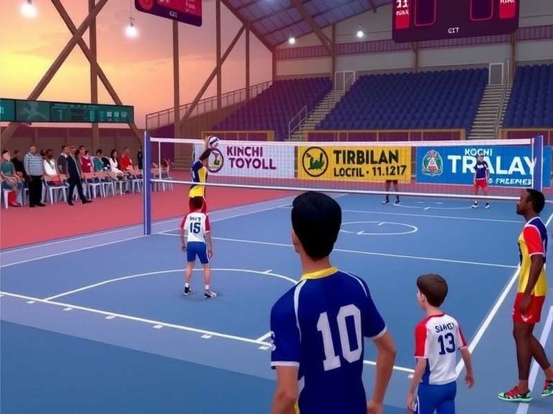 Kochi Volley Kings Game Screenshot